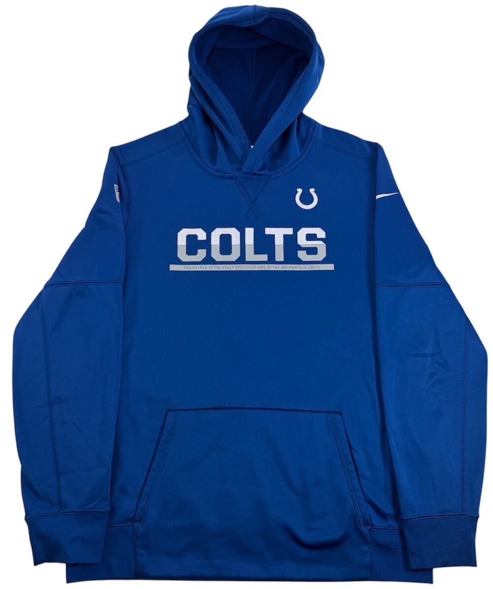 Nike Indianapolis Colts Hoodie Youth XL Therma-Fit NFL Football Sweatshirt